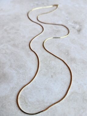 14K Solid Yellow Gold Chain